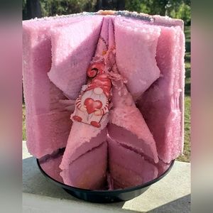 🌷 HAND CRAFTED Valentines crystalized book art